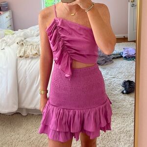 Purple mini dress size small
